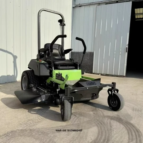 Ride Zero Turn Industrial Grade Lawn Mower 42inch Cutting Width Petrol Powered Four-wheel Collection Crushing Machine 1000mm Max