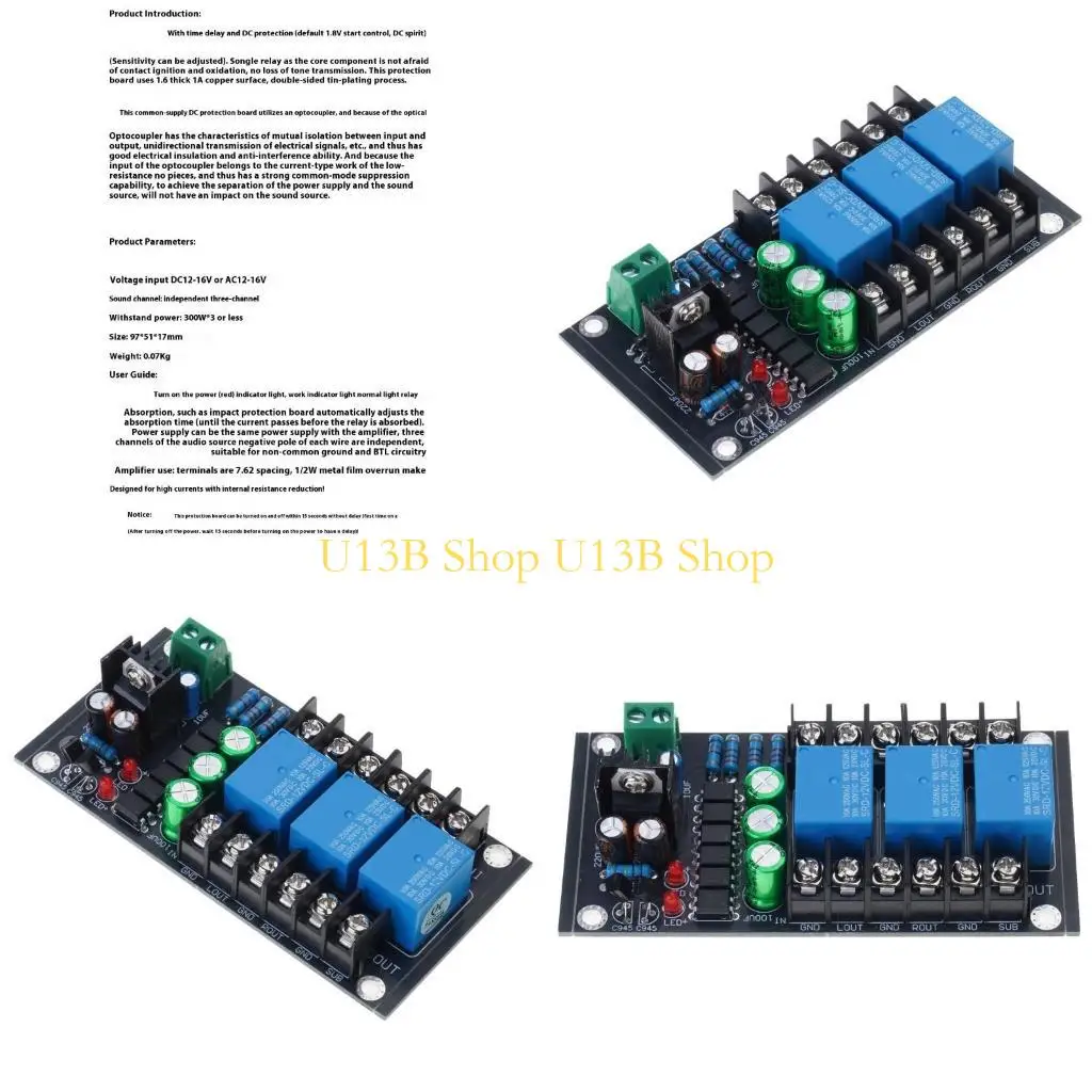 u13b-multichannel-amplifier-speaker-module-with-distortions-reduction-noise-filtering