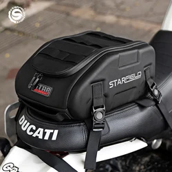 Magnetic Tank Bag Motorcycle Waterproof Black Fuel Tank Bag Large Capacity Moto Rear Seat Side Bag  For BMW R1200gs R1250gs  ﻿