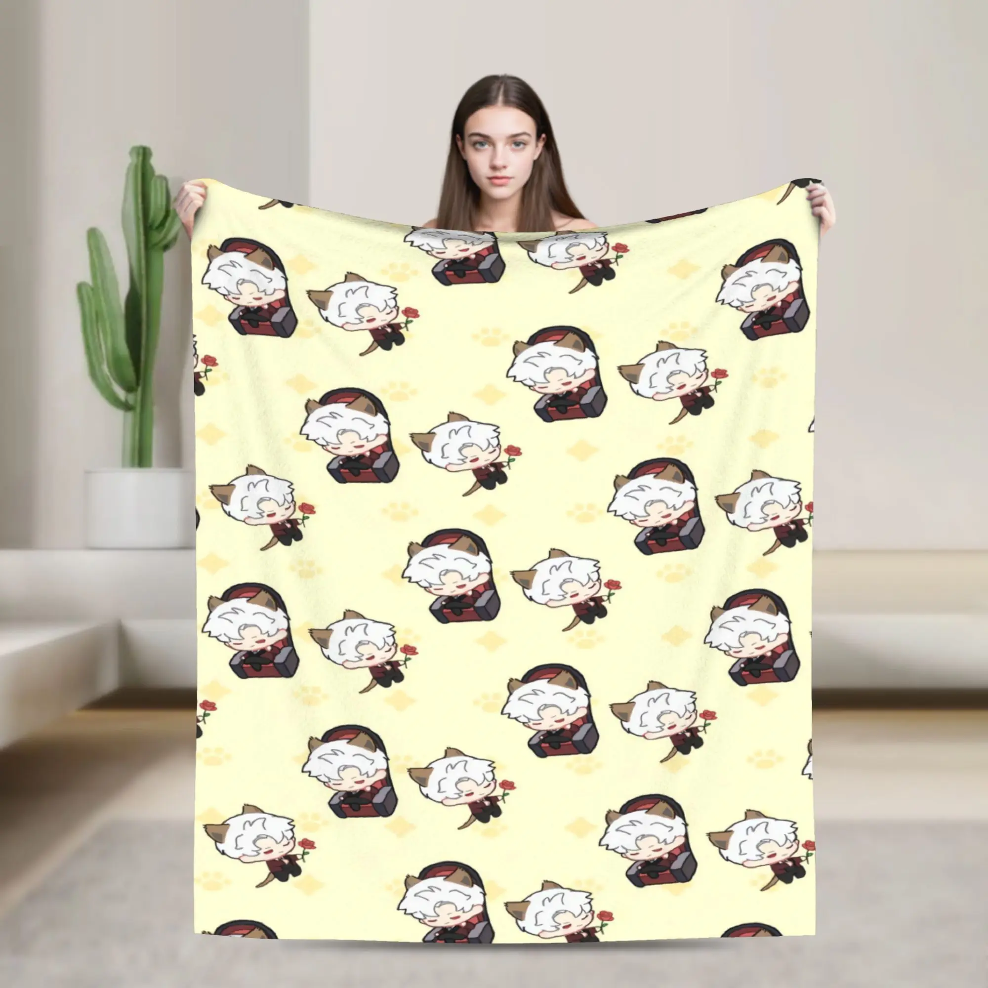 COOL V-Valko L-Love and Deepspace Blanket  Travel Office Flannel Throw Blanket For Couch Chair Warm Soft Bedspread Gift Idea