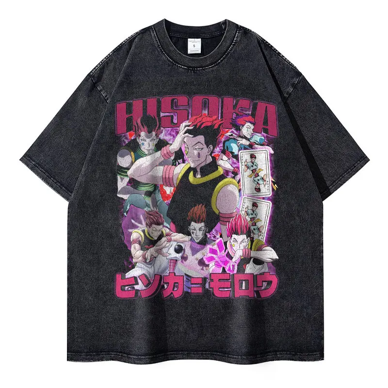Meruem T-shirts Vintage Washed Anime Hunter x Hunter T Shirt