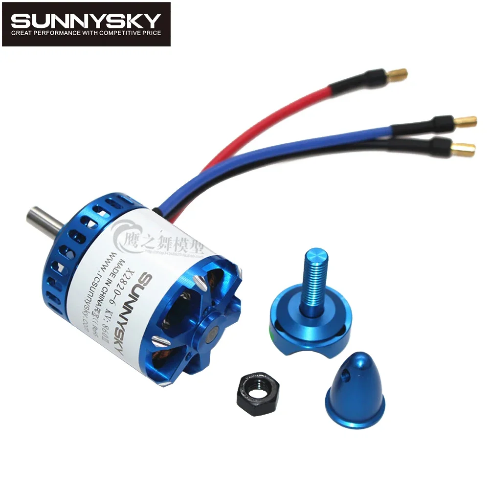 RoRuSSunnysky X2820-III KV860 KV1000 KV1250 5.0mm Shaft 3-4S Brushless Motor For RC Aerobatics 3D Airplane Fixed Wing Quadcopter