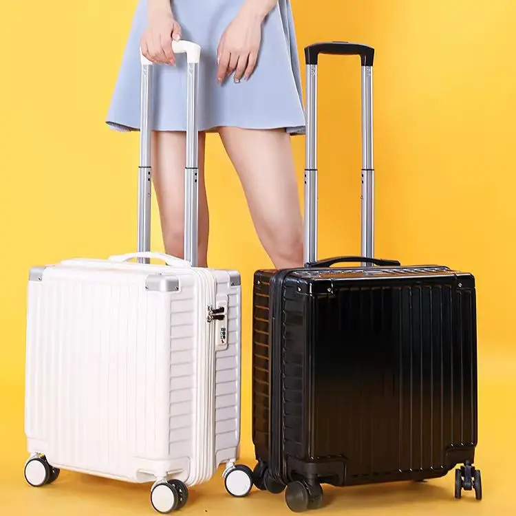 

18 inch small lightweight mini students password luggage suitcase