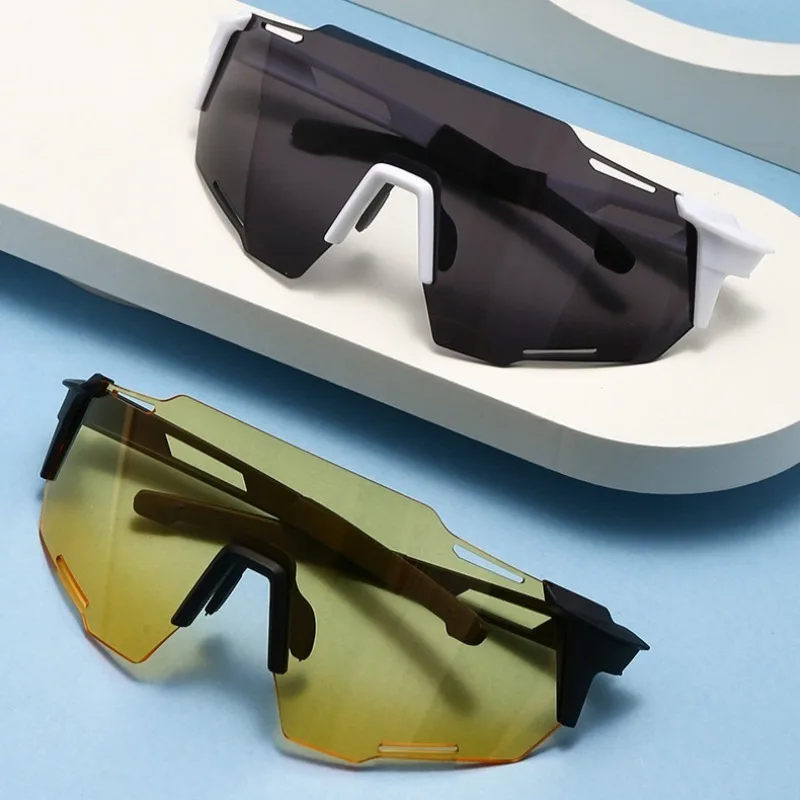 2PCS Unisex UV400 Radfahren Shades für Fahrrad Sonnenbrille Gläser für Motorrad Shade Outdoor Brille
