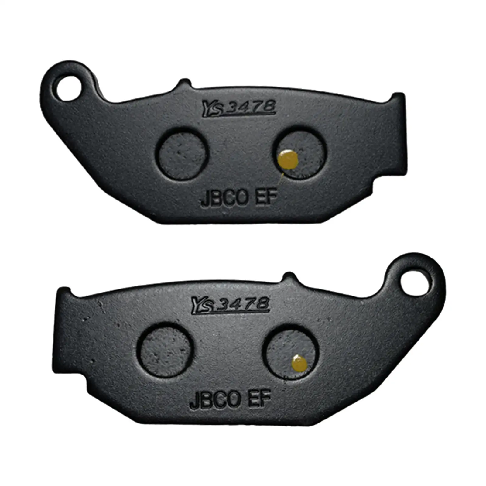 Copper Sintered Rear Brake Pads Black Durable Spare Parts Replacement for Mini Bike Go Kart Accessories