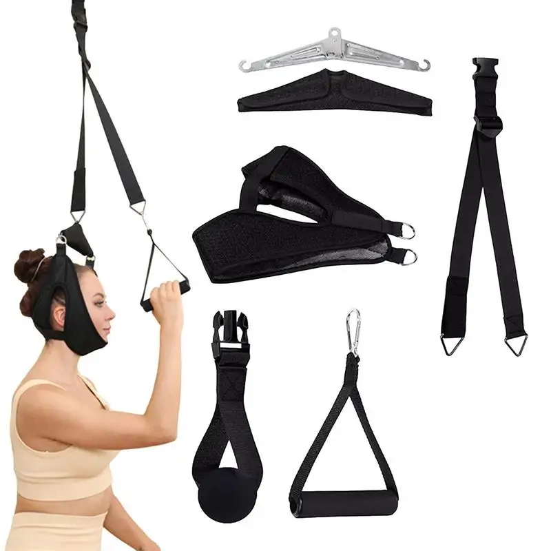 Cervical Traction Device Neck Traction Devices for Home Use Portable Neck Stretcher Hammock for Neck Ache Relief Physical Aids