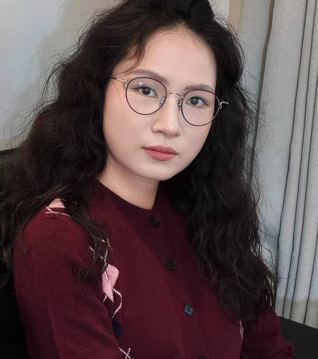 Pure Titanium Ultralight Quality Glasses Frame Men Women Fashion Oval Round Eyeglasses Brand Design Blue Spectacle Eyewear New