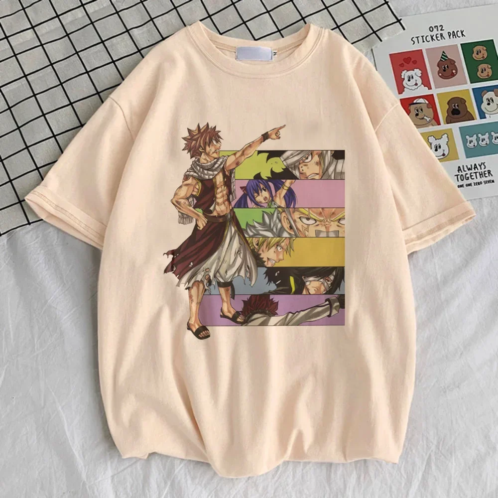 

Fairy Tail T Shirt Kawaii Korean Clothes Harajuku Print Tshirt Women Harajuku Short Sleeve Casual Women's Tshirt Clothing Street