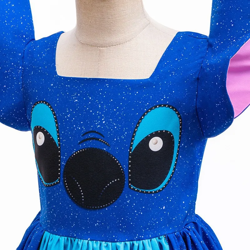 Girls' Stitch Cosplay Dress in Disney Movie Style 6