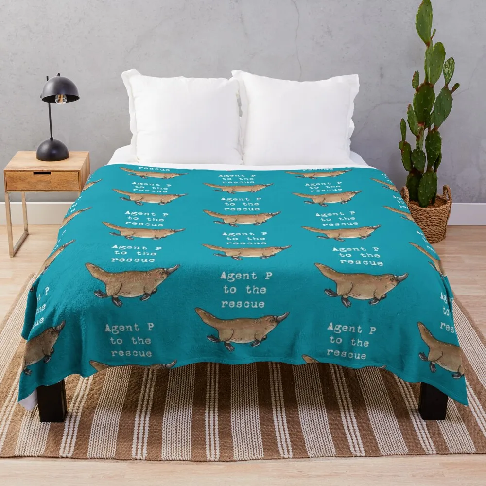 Platypus - Animal Series Throw Blanket Soft Big Plaid Blankets Sofas Of Decoration Blankets