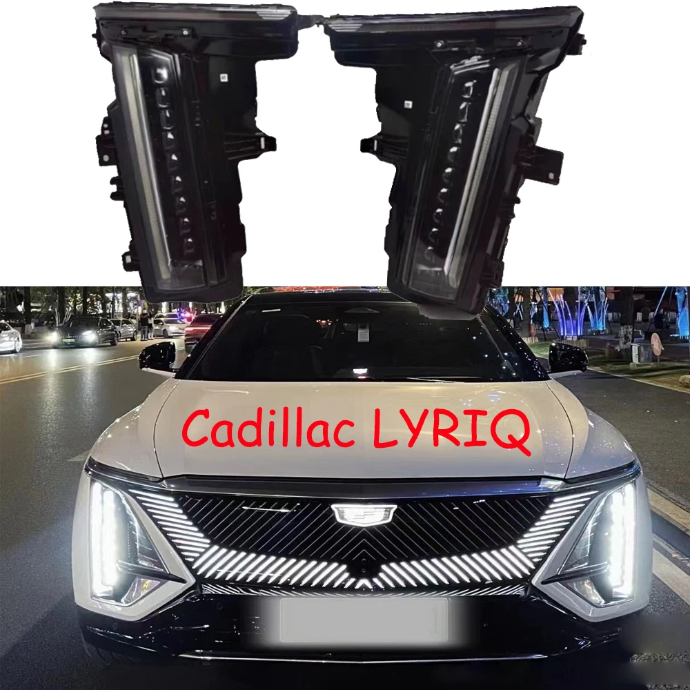 

Автомобильные аксессуары bupmer, головка светильник для cadillac LYRIQ, фары дневного света светильник 2023 ~ 2024y, противотуманные фары для cadillac LYRIQ, задние фары