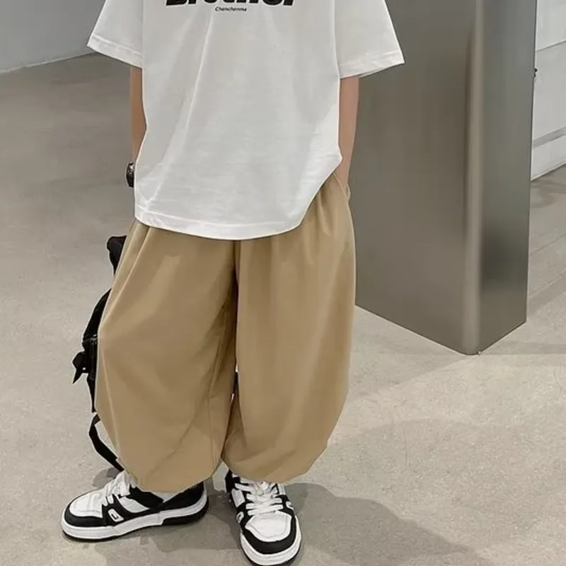 Boys' Summer New Children's Thin Pants: The Trend Of Japanese Leisure Sports Pants For Middle And Small Children's Summer Wear image 5