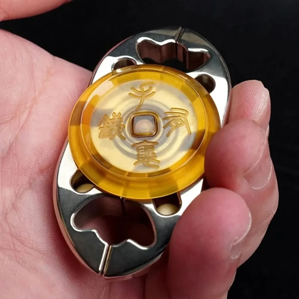 My Joys EDC Star Pinze Fidget Spinner a due pale Fidget Toys per adulti Accessori da scrivania Gadget per alleviare l'ansia