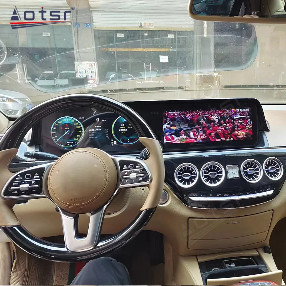 

Автомобильная магнитола Qualcomm 12.3'' Android 14 Carplay для Mercedes-Benz S221 2005-2013 с GPS-навигацией, HD сенсорным экраном и авто-стереосистемой