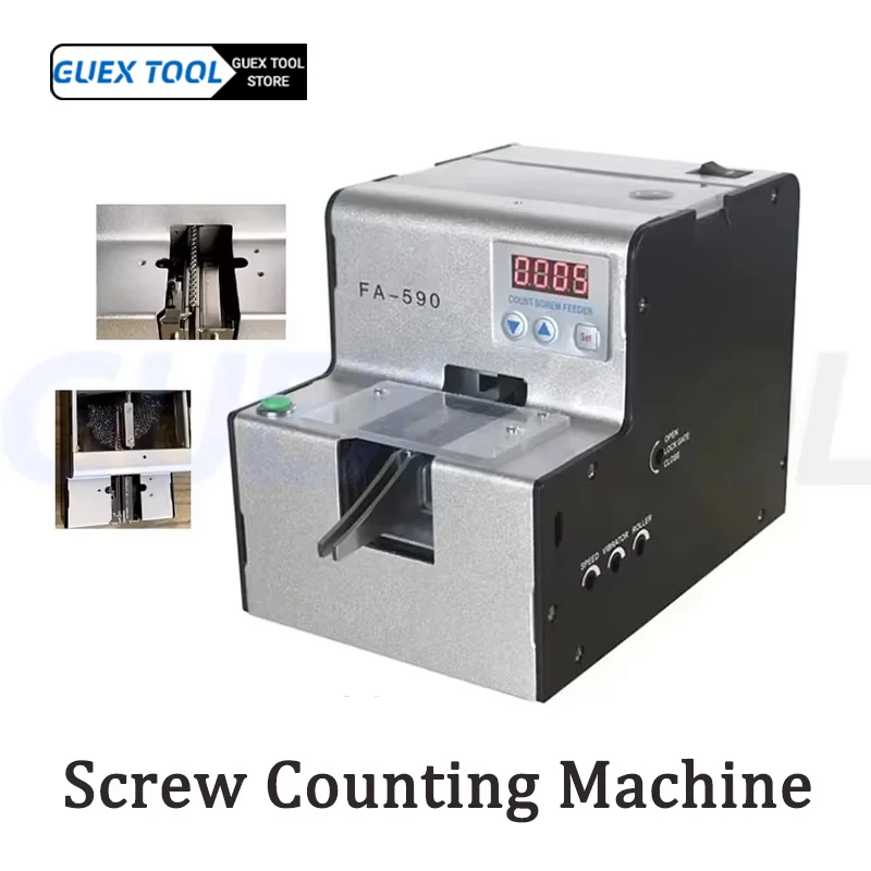 KLD-V Household Automatic Screw Counter Adjustable Rail Arrange Calculation Screw Conveyor Hardware Store Screw Counting Machine