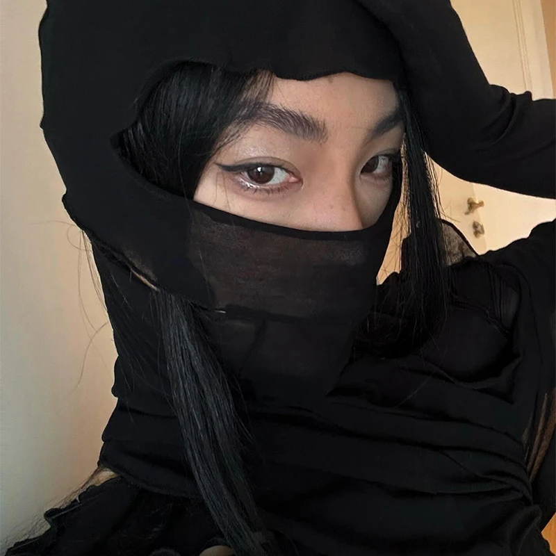 خريف جديد لون نقي مقنعين ذوي الياقات العالية المروع الجوف خارج كم طويل فستان المرأة العصرية النمط الأوروبي والأمريكي