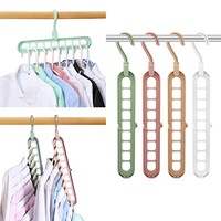 3 Magic Space Saving Clothes Hangers Smart Closet Organizer Premium Wardrobe Clothing Cascading Hanger for Shirts Pants Dresses