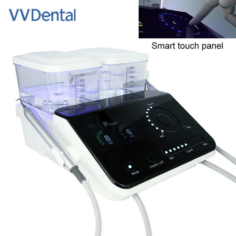 

VVDental Dental Ultrasonic Sandblaster with Handle Scaler Air Polisher Sandblasting Air Flow & Periodontal Therapy System 2 In 1