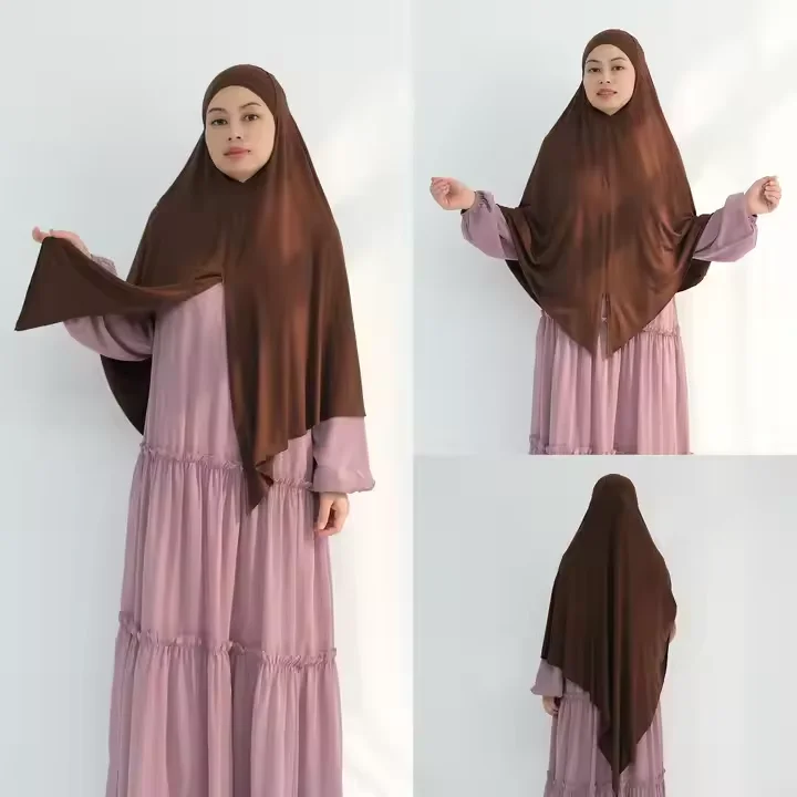 Jilbab Ritsleting Ramadhan Jilbab Wanita Muslim Turban Idul Fitri Penutup Kepala Arab Jilbab Doa Islam Khimar Niqab Nikab Amira Topi Tarik