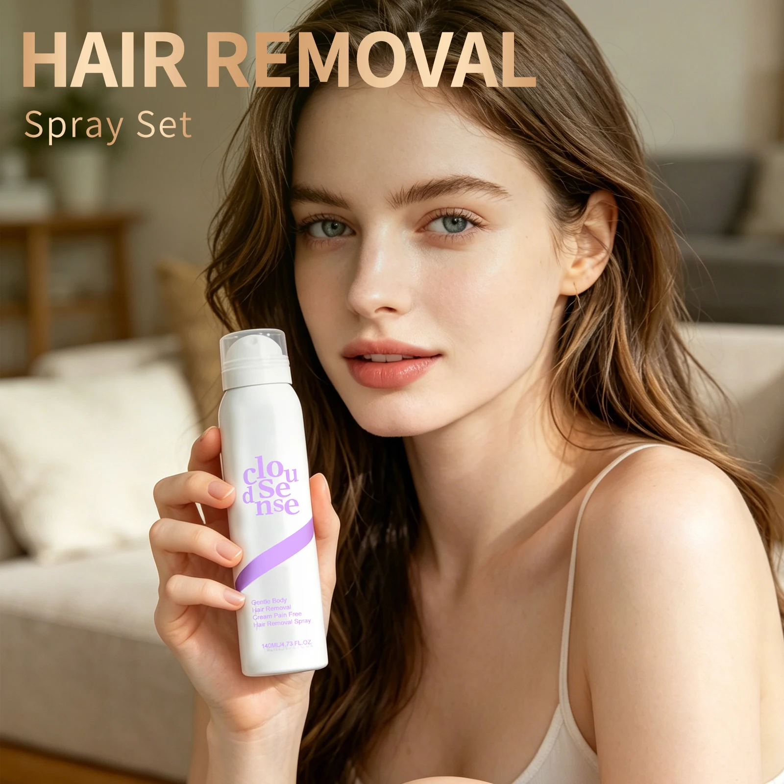 Hair Removal Spray Permanent With Scraper Painless Care Keep Body Skin Smoothing Shaving Inhibitor Hair Remove Oil For Men Women