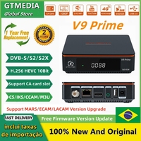 GTMEDIA V9 Prime DVB-S/S2/S2X Satellite Receiver H.265 HEVC 10Bit 1080P FHD MARS/ECAM/LACAM/CCAM/M3U/CS/IKS,AVS+,VCM/ACM TV Box