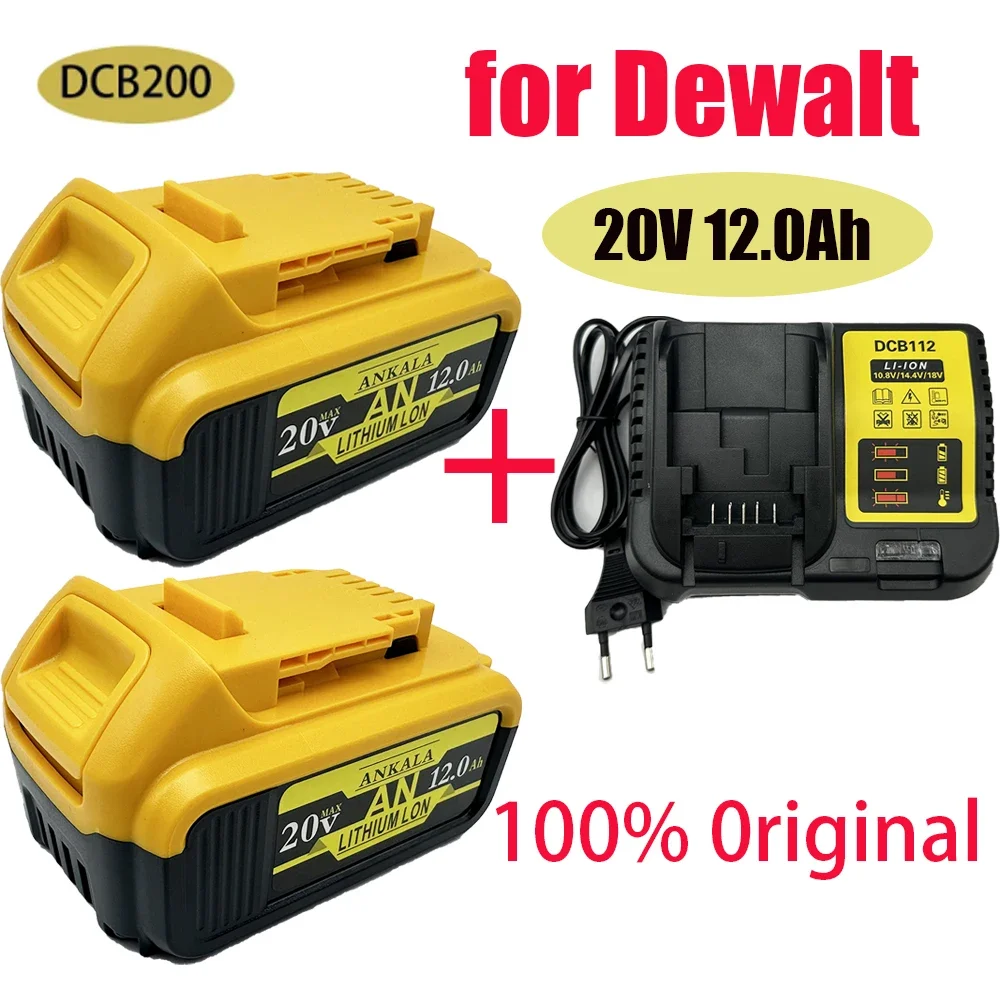 

For Dewalt electric tool battery, 12000mAh, 20V, 12.0Ah, DCB206, 20V, DCB205, DCB204-2, DCB2001