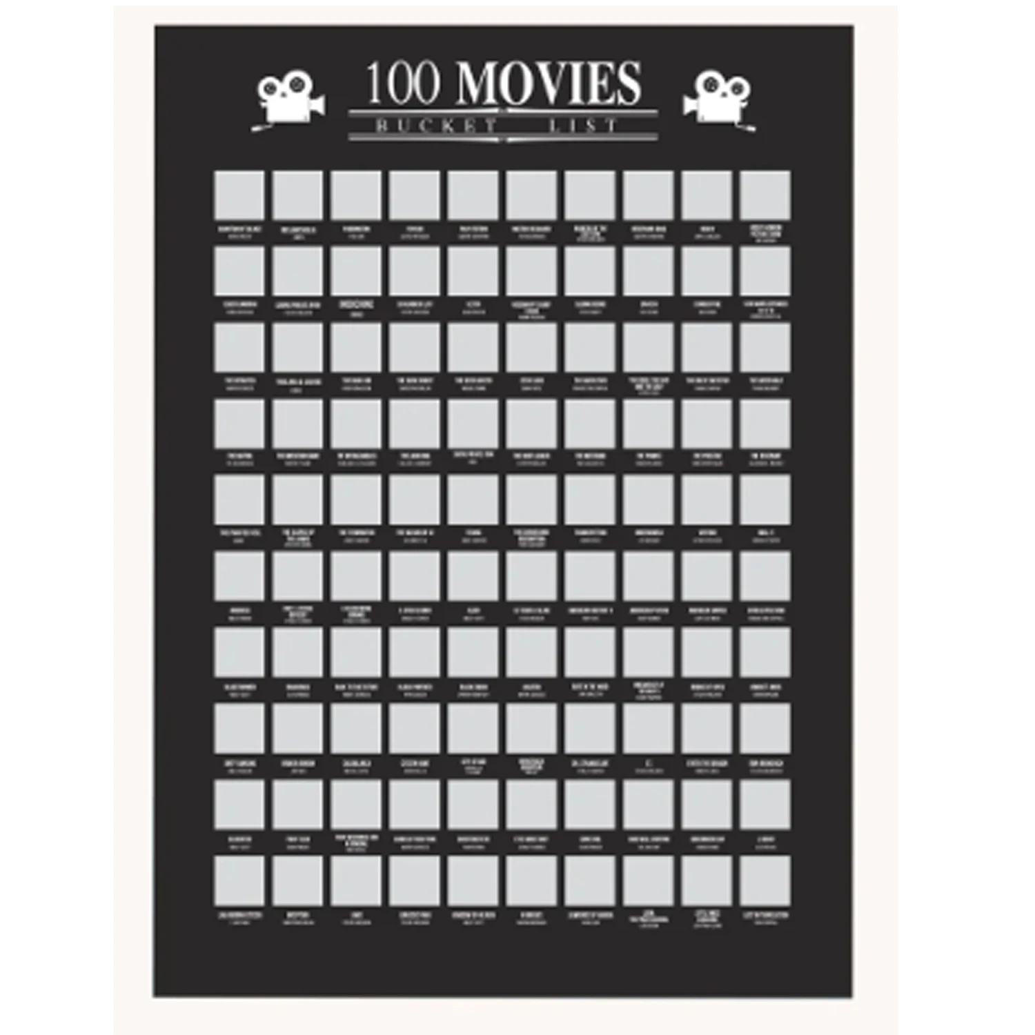 100Movie Scratch Off Poster Must To See Movies Top Films Of All Time Bucket List Fun Scratching Movie Poster Home Wallpaper