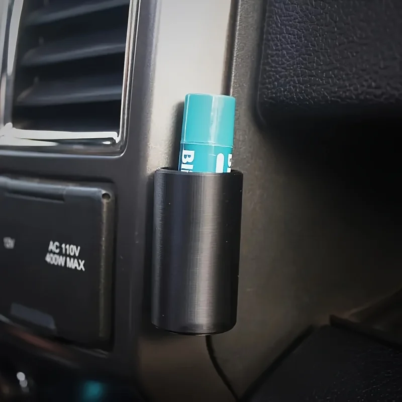 Car-mounted Punch-free Self-adhesive Lipstick Storage Holder, Portable Organizer for Lipsticks, Cosmetics & Small Accessories