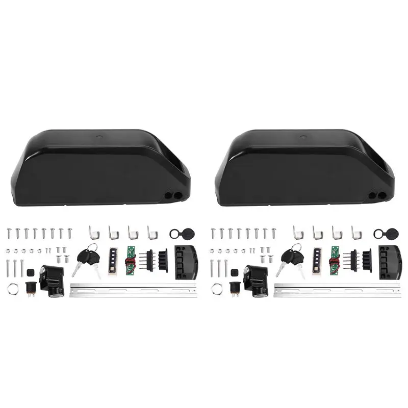 AA08-2X DP-9 Ebike Battery Case For 91PCS 18650 Cells Box Electric Bicycle Battery Case For DIY Downtube Battery 48V