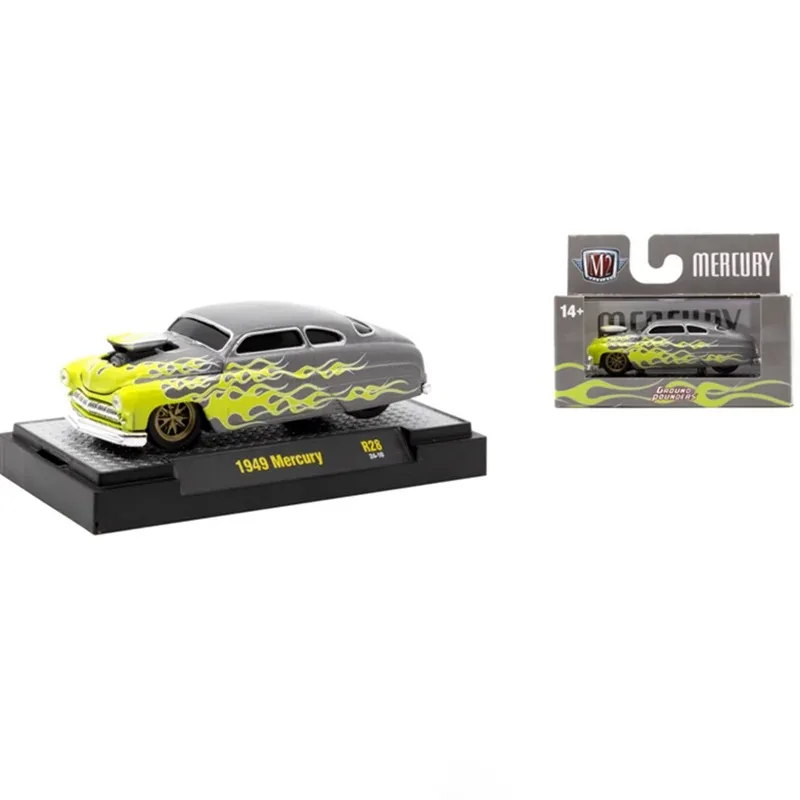 

M2 1:64 масштаб 1949 года Mercury классический автомобиль из сплава модель автомобиля коллекция дисплей орнамент игрушка в подарок