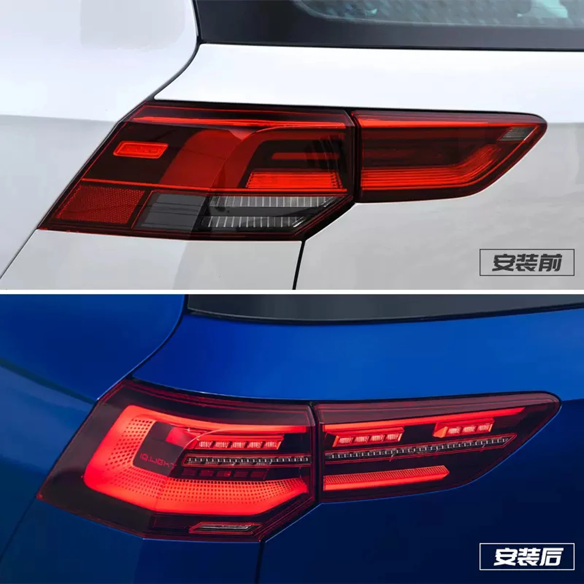 Car Light LED Taillights Assembly For  VW Golf 8 MK8 GTI 2020 2021 2022 DRL Dynamic Rear Lamps Sequential Turn Signal