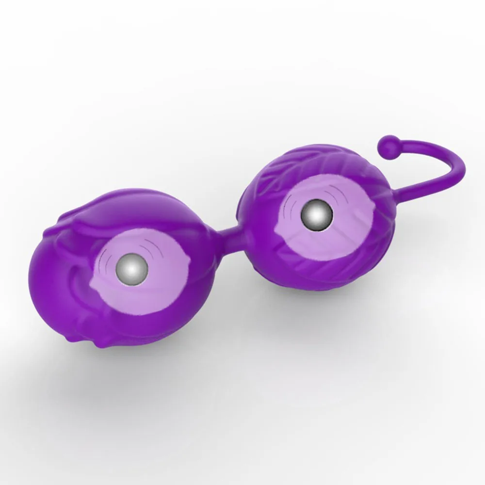 Vagina Jiggle Balls Trainer Ben Wa Balls Vagina Tightening Silicone flower Kegel Exerciser Vibrator Ball Sex Toys Women