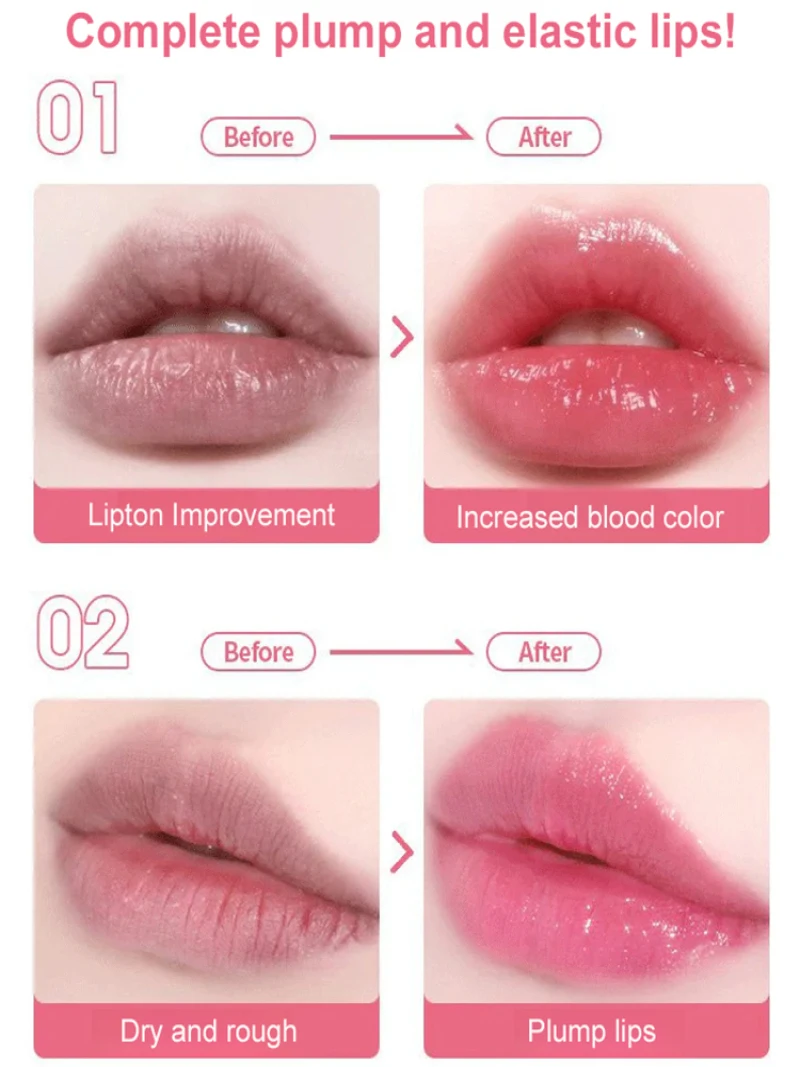 Color Changing Lip Oil PH Lip Oil Clear Nourishing Lip Gloss Oil Lip Balm Lip Glaze Lip Care Moisturizer For Dry Cracked Li X4C0