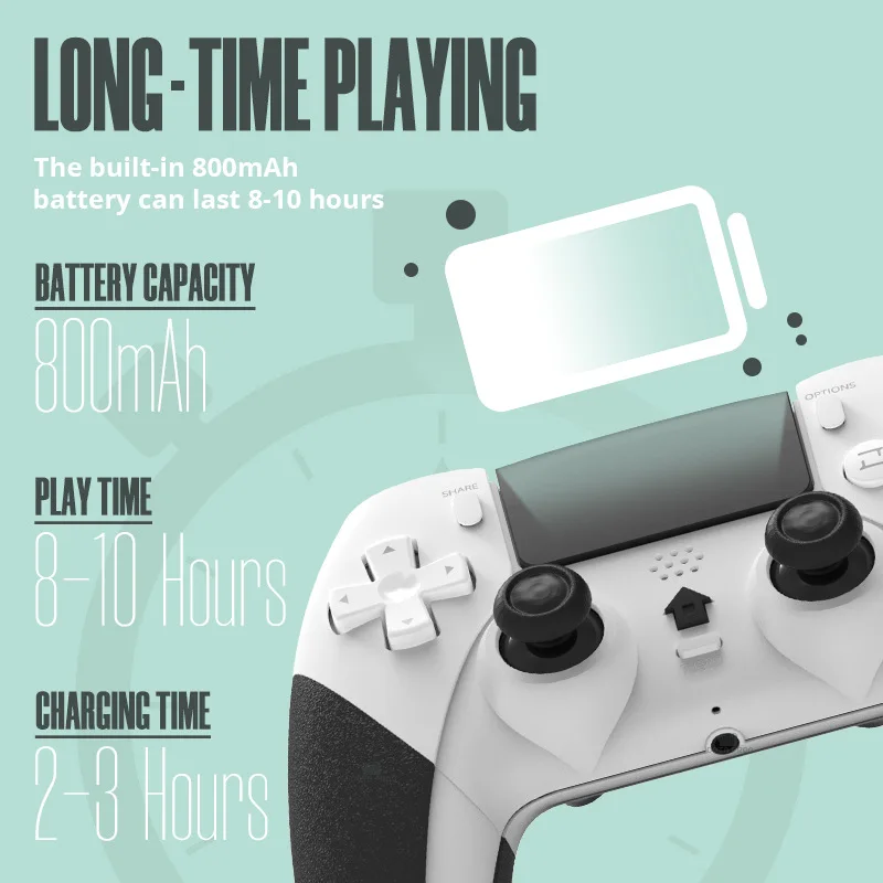 Geschikt Voor Ps4/Slim/Pro Bluetooth Game Controller Met Motion Sensing Trillingen En Knop Mapping Functie Gebruikt Voor Remote Co