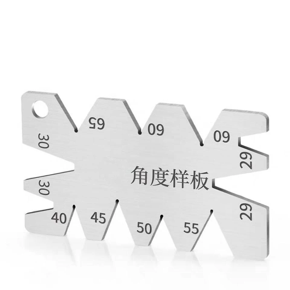 Machining Threads Screw Cutting 55 /60 degree Gauge Stainless Steel Angle Arc Model Angles Measure Tool