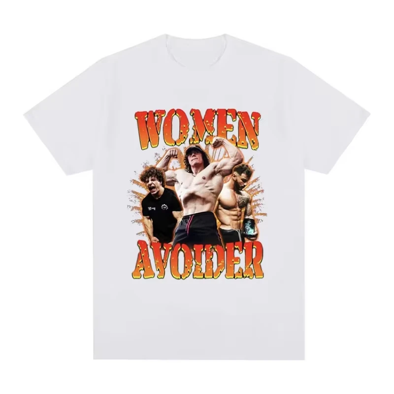 Certified Women Avoider Sam Sulek Tren Twins Funny Meme Gym T Shirts Women High Quality Fashion Oversized Cotton T-shirts Unisex
