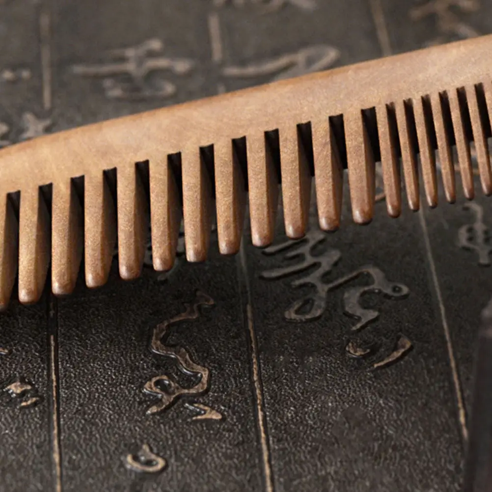 

Anti-Static Hair Comb Wooden Massage Comb for Daily Use Smooth Close Teeth Hair Circulation Headache