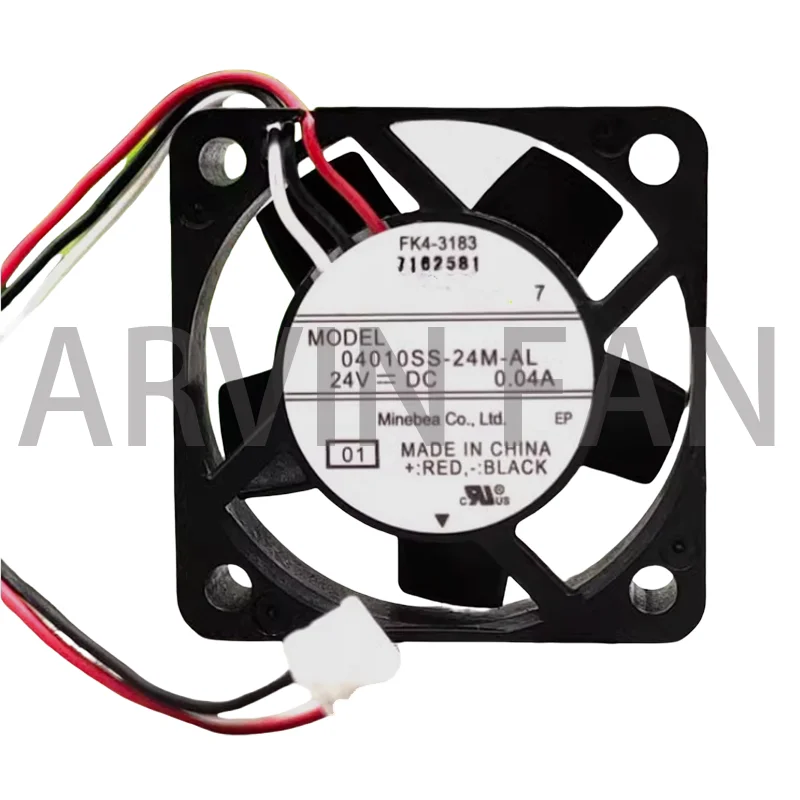 04010SS-24M-AL 4010 24V 0.04A 40mm 40*40*10mm Silent Quiet Axial Mini Cooling Fan