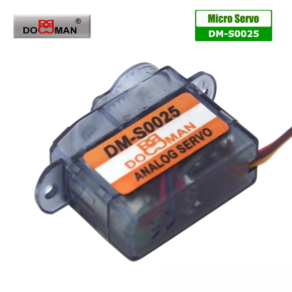 DORCRCMAN DM-S0025 마이크로 2.5g 서보 원격 조종 항공기 액세서리용 디지털 코어리스 모터 서보
