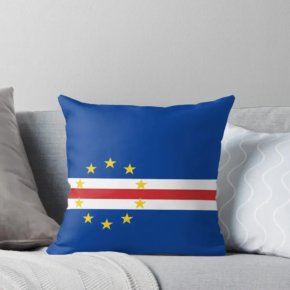 

Flag of Cape Verde Throw Pillow Christmas Pillows New year Pillow Cases pillows decor home pillow