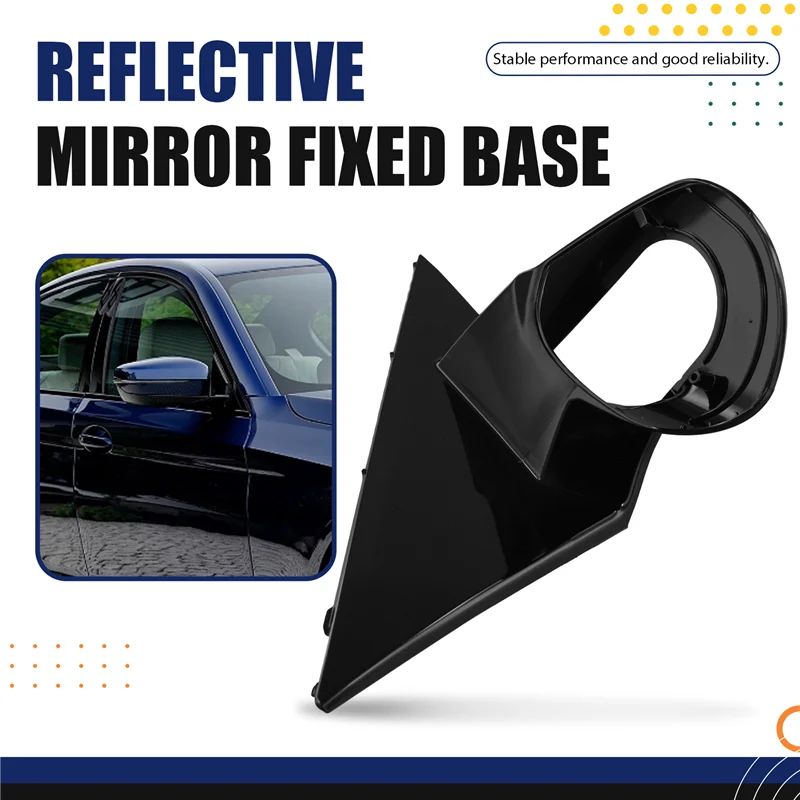 مبتكرة مرآة مثلث دعم الكسوة لسيارات BMW 5 Series G30 G31 G38 18-22 نافذة أمامية الرؤية الخلفية قاعدة ثابتة اليمين #2