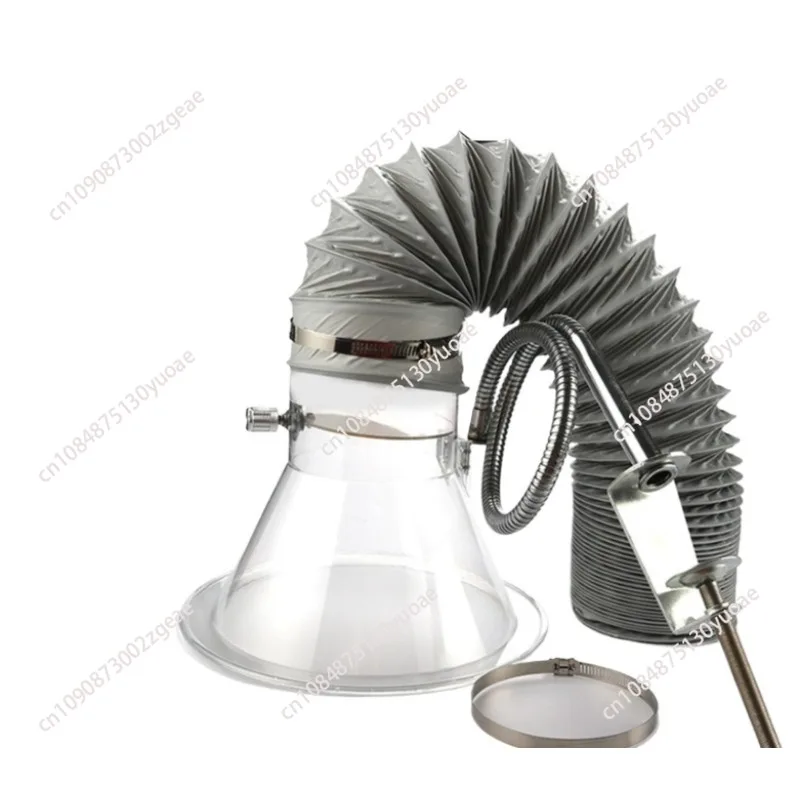 

Курительная вытяжка, дымовая вытяжка, прозрачный дымоотвод, поддерживающий канал вентилятора