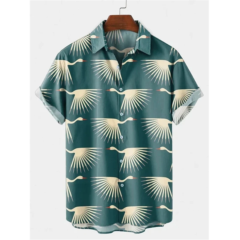 Summer Floral Shirt Tropic Plants 3d Print Shirts Men\'s Women\'s Hawaii Blouse Holiday Clothes Lapel Buttons Male Cuba Camisas