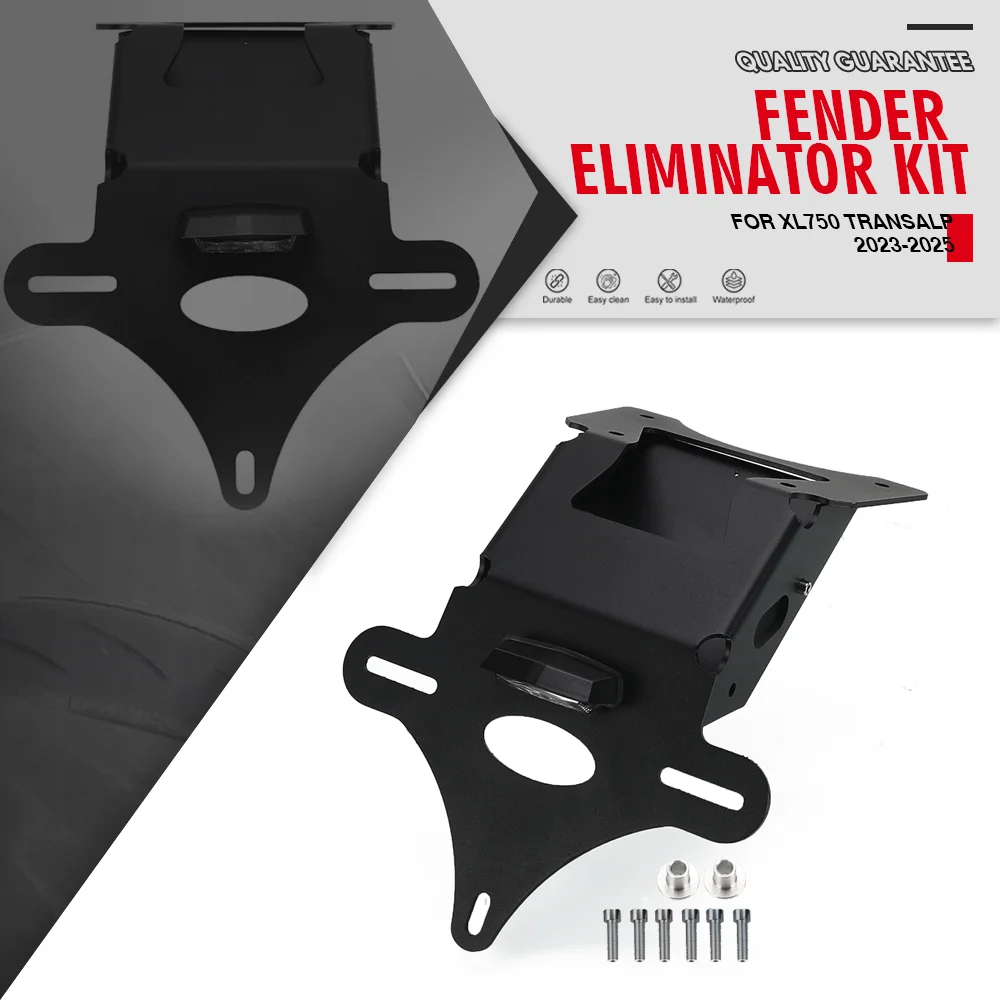 

FOR Honda XL750 TRANSALP 2023-2024-2025 Motorycle Accessories Rear Tail Tidy Fender License Plate Holder Bracket Eliminator Kit