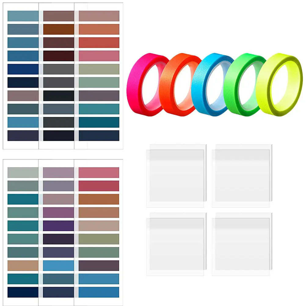 

Набор индексных стикеров: удобные портативные закладки для страниц, многофункциональные самоклеящиеся липкие вкладки для книг, товары для дома и школы