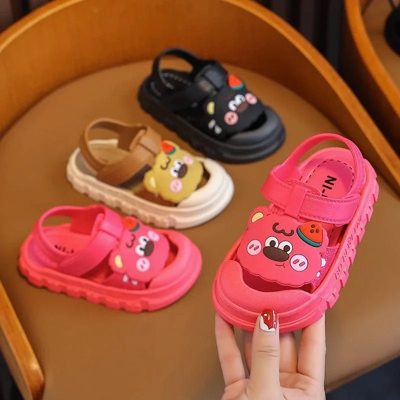 Children Sandals Anti Slip Kids Shoe for Girl Soft Sole Breathable Cartoon Girl Slippers Kids Eva Sandals for Girl  Zapatos Niña