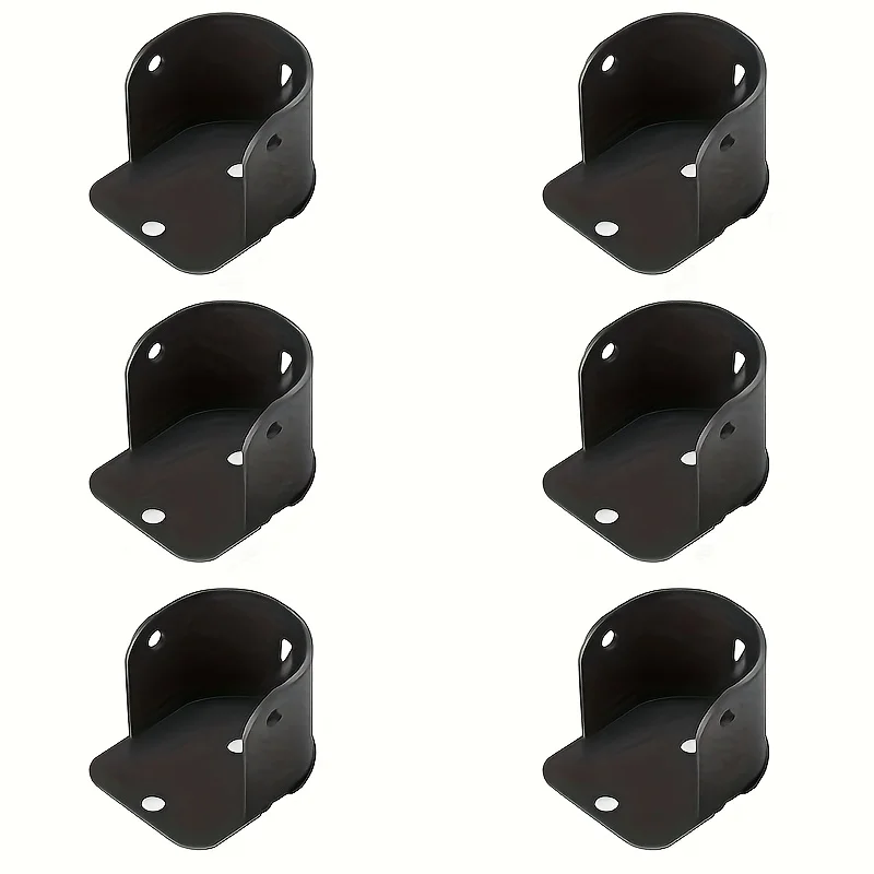Metal Pipe Bracket Base For Wardrobe Curtain Fixed Socket Bracket Wardrobe Rod Holder Wardrobe Clothes Tube End Support Socket