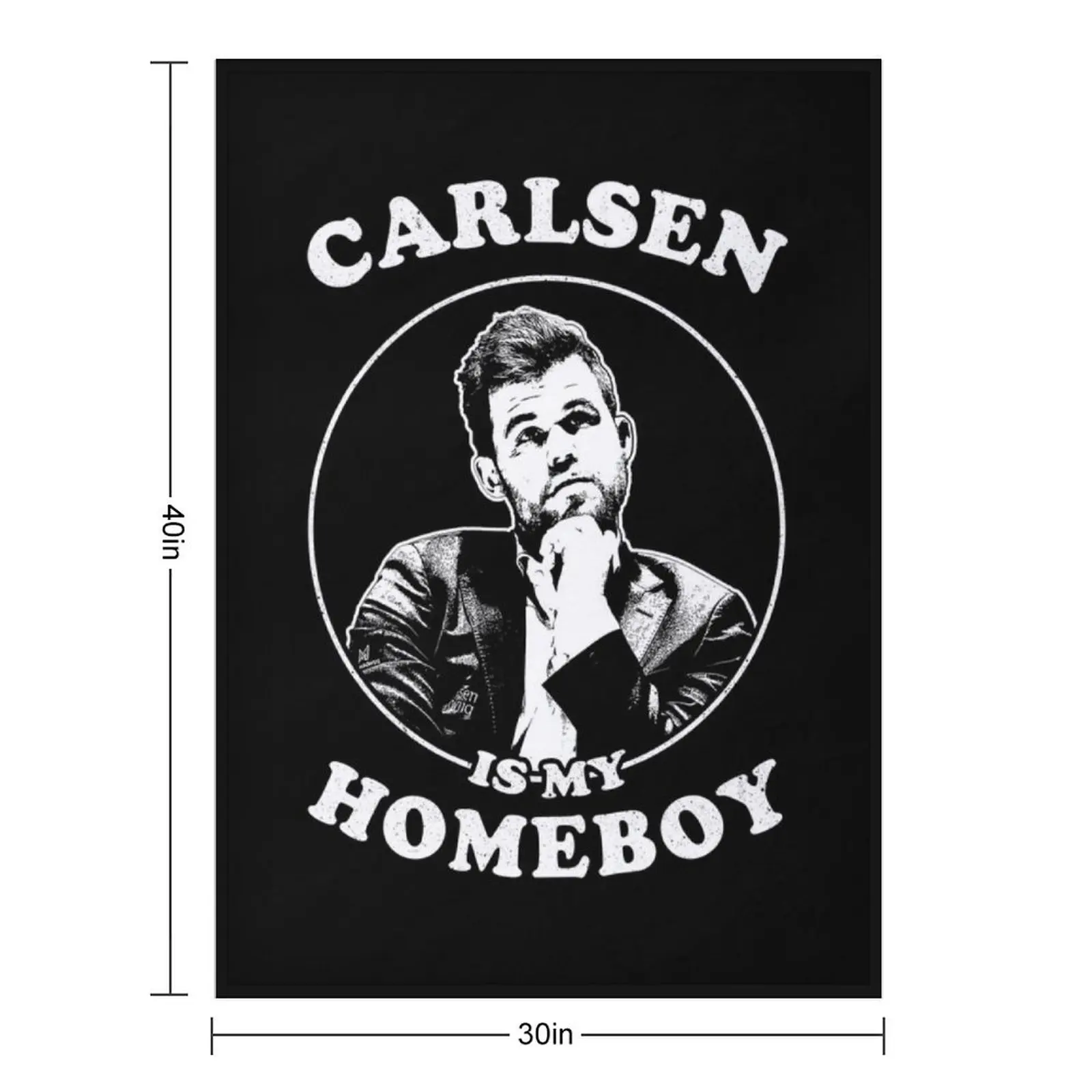 Carlsen Is My Homeboy - Funny Chess For Fans Of Magnus Carlsen Throw Blanket Decorative Sofas Designers Sofa Thermal Blankets