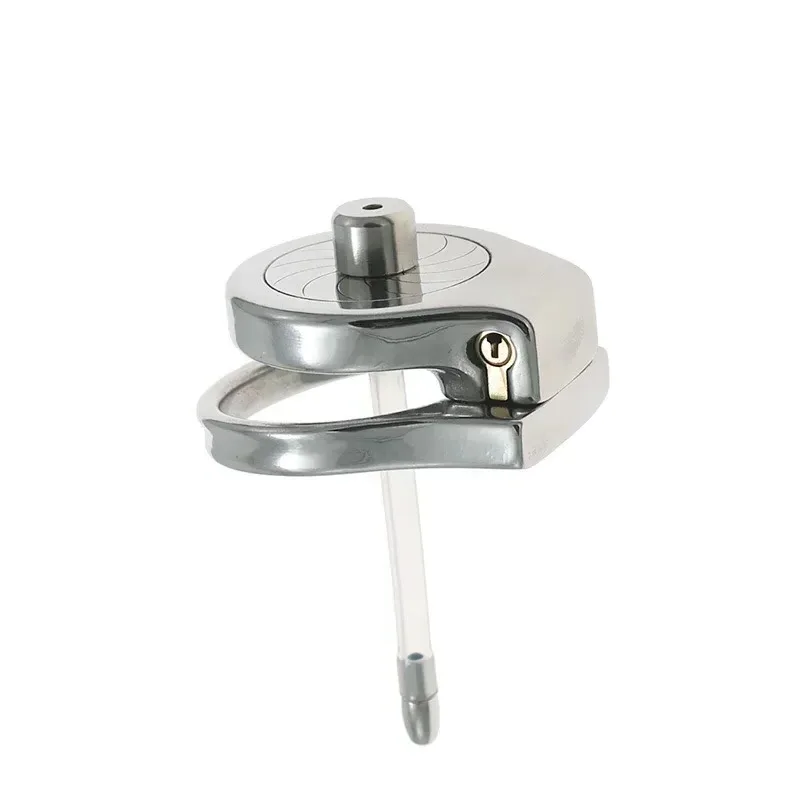 Chastity Device Chastity Lock Sex Toys For Men Ball Scrotum Stretcher Cock Ring Beads Penis Cage With Urethral Catheter Male