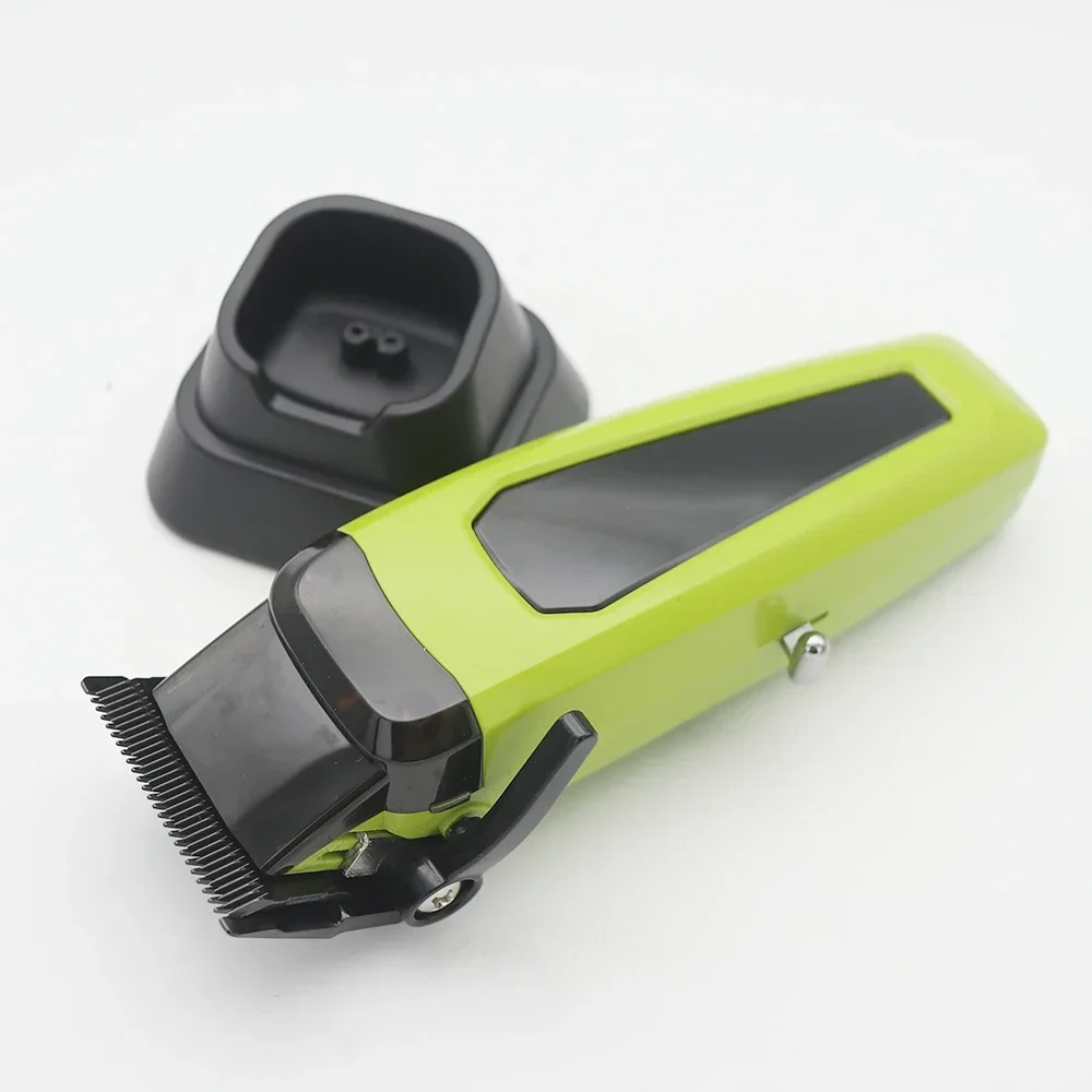 ماكينة قص الشعر الاحترافية للرجال 7500 دورة في الدقيقة مع قاعدة شحن DLC ماكينة قص الشعر بشفرة تتلاشذ الشعر